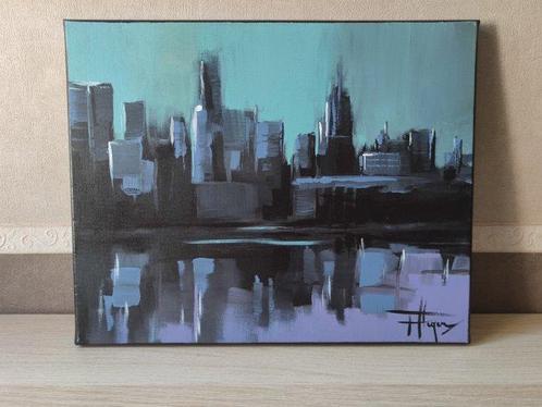 Olivier Pfleger (1967) - Manhattan, Antiek en Kunst, Kunst | Schilderijen | Modern