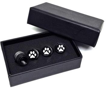 ventieldopjes met hond/kat poot in mooie cadeau-verpakking. beschikbaar voor biedingen