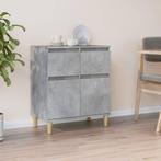 vidaXL Dressoir 60x35x70 cm bewerkt hout betongrijs, Huis en Inrichting, Kasten | Dressoirs, Verzenden, Nieuw, 50 tot 100 cm, 25 tot 50 cm