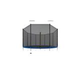 Veiligheidsnet trampoline - geschikt voor 10 palen - Ø460 cm, Nieuw, Verzenden