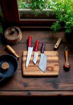 Set of 3, Hand-Forged with Old & Folded Steel, Japanese