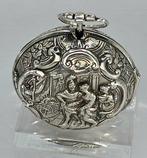 Tarts - London - Massive Silber Sackspindeluhr - Champleve -, Sieraden, Tassen en Uiterlijk, Horloges | Heren, Nieuw