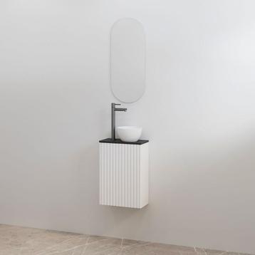 Toiletmeubelset Best-Design Mali Mat Wit Onderkast + Mat beschikbaar voor biedingen