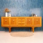 Dressoir | Vintage | Teak | 2545, Ophalen of Verzenden, Zo goed als nieuw, 200 cm of meer, Met lade(s)