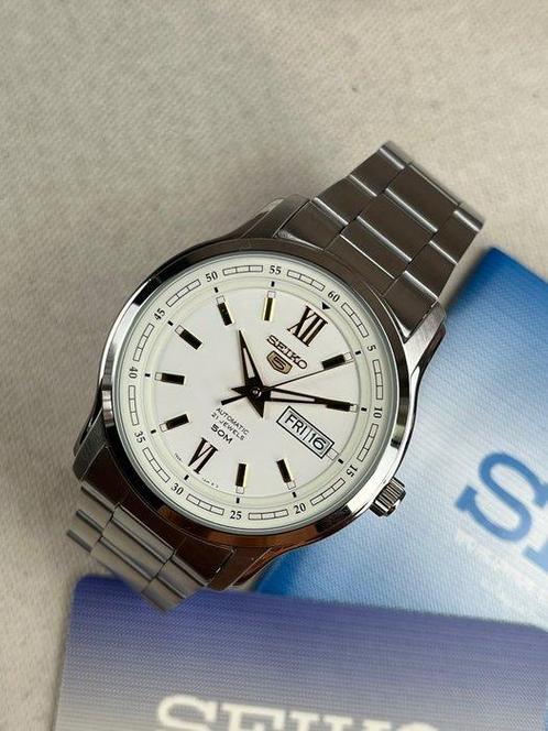 Seiko - Seiko 5 Automatic Day-Date - Zonder Minimumprijs -, Sieraden, Tassen en Uiterlijk, Horloges | Heren