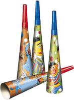 Sesamstraat Feesttoeters 6st, Hobby en Vrije tijd, Feestartikelen, Verzenden, Nieuw