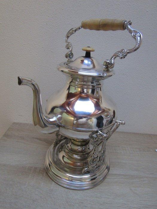 Samovar - Teiera - Koper, Verzilverd - Verzilverd, Antiek en Kunst, Antiek | Meubels | Tafels