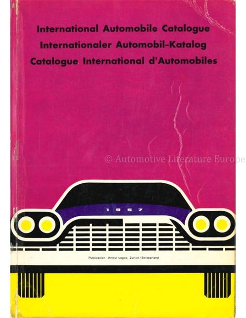 1957 INTERNATIONAL AUTOMOBILE CATALOGUE YEARBOOK, Kinderen en Baby's, Autostoeltjes