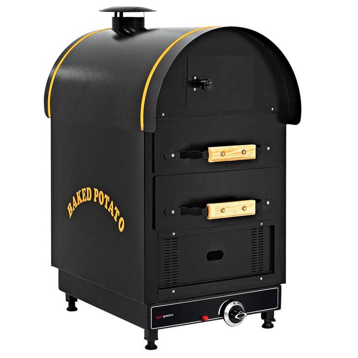 GGM Gastro | Gas Kumpir aardappeloven - met 2 laden - 500 x, Witgoed en Apparatuur, Ovens, Inbouw, Verzenden