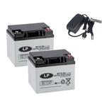 Landport (LP) 2x EV12-50 accus 12 volt 50 ah + IMPULS II, Auto-onderdelen, Accu's en Toebehoren, Ophalen of Verzenden, Nieuw