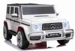 24V Mercedes-Benz G63 ///AMG, wit, 2 pers, 4WD, NIEUW!!, Ophalen of Verzenden, Nieuw
