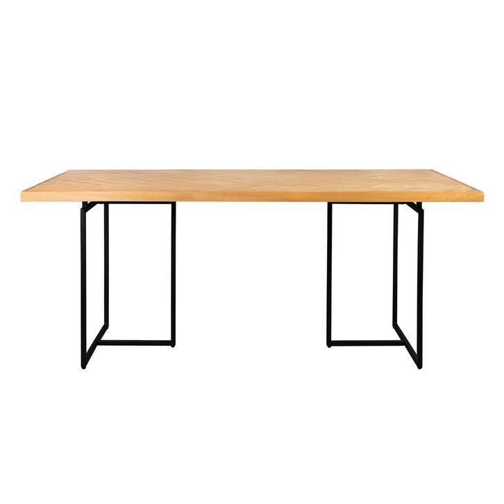 *WOONWINKEL* Eettafel Visgraat Eiken, Huis en Inrichting, Tafels | Eettafels, Nieuw, Verzenden