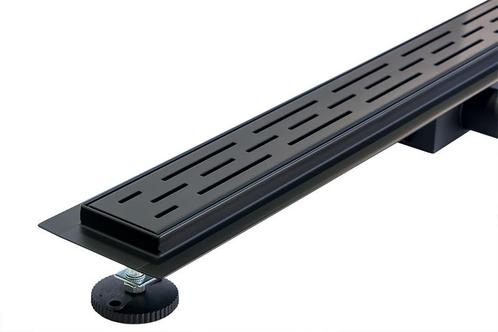 Douchegoot mat zwart RVS 80 cm met uitneembaar sifon, Doe-het-zelf en Verbouw, Sanitair, Nieuw, Verzenden