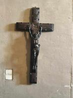Crucifix - Brons, Hout - 1850-1900, Antiek en Kunst