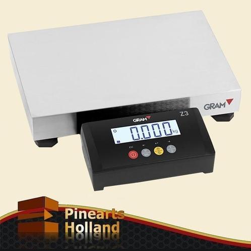 Gram Platformweegschaal met rvs weegplateau 60 kg x 10g, Witgoed en Apparatuur, Weegschalen, 1 tot 500 gram, 50 tot 100 kg, Winkelweegschaal