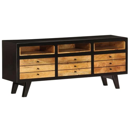 vidaXL Tv-meubel 120x30x50 cm massief mangohout, Huis en Inrichting, Kasten | Televisiemeubels, 25 tot 50 cm, Nieuw, Overige houtsoorten