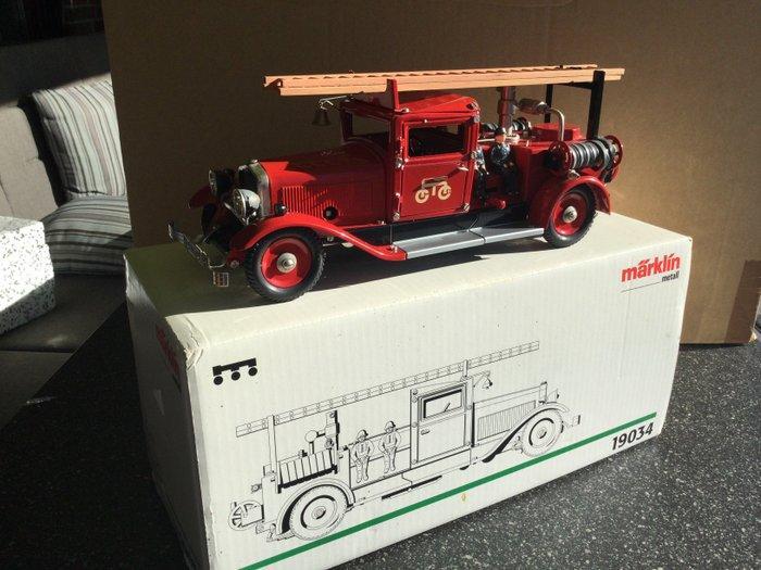 Märklin - Märklin brandweerwagen - Opwindspeelgoed -, Antiek en Kunst, Antiek | Speelgoed