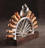 Art Deco set cocktailprikkers - Bestekset - Brons, Hout, Antiek en Kunst