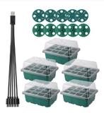 Set van 5 seed starter boxen met kweeklamp lampen 12/60, Ophalen of Verzenden, Nieuw