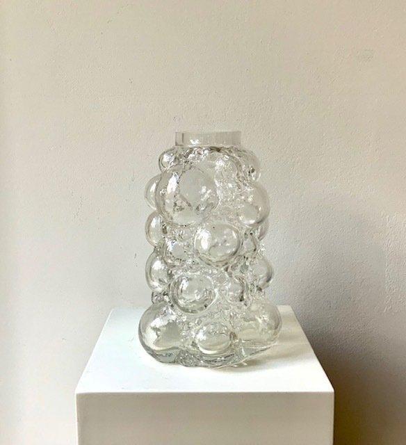 Limburg Glashütte - Helena Tynell - Vaas - Bubble Vase rond, Antiek en Kunst, Antiek | Glas en Kristal