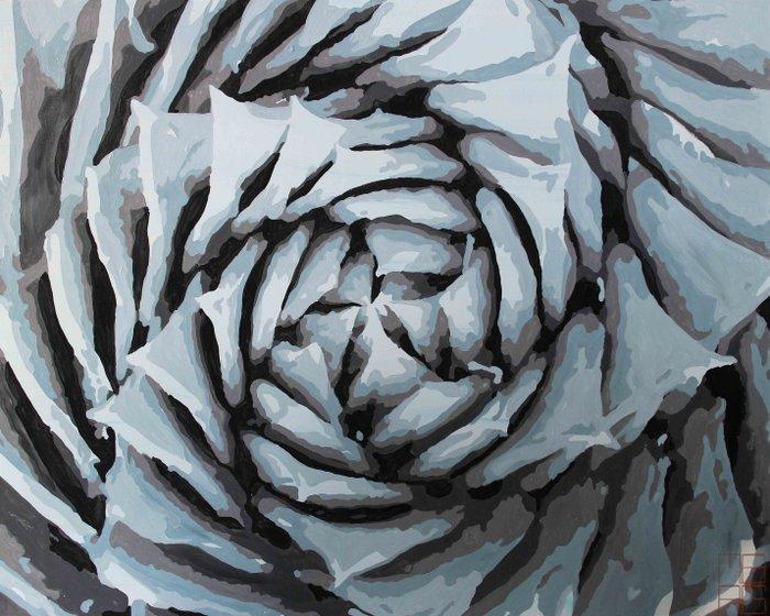 MBAG art - Aeonium Zero, Antiek en Kunst, Kunst | Schilderijen | Modern