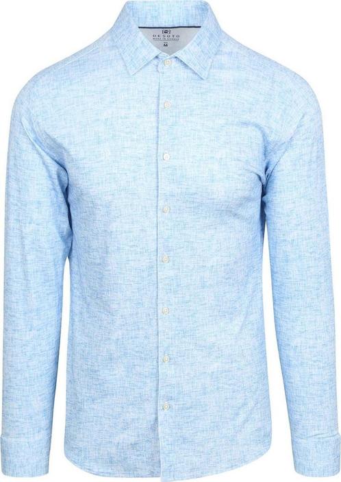 Desoto Overhemd Monochrome Blauw maat XXL Heren, Kleding | Heren, Overhemden, Nieuw, Verzenden