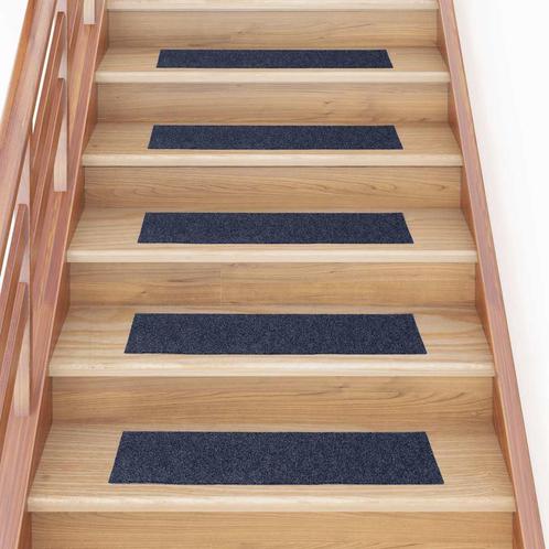 vidaXL Trapmatten zelfklevend 30 st 76x20 cm rechthoekig, Doe-het-zelf en Verbouw, Ladders en Trappen, Nieuw, Verzenden