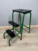 Vintage uitklapbare kruk met trapfunctie - Kruk - Metaal,