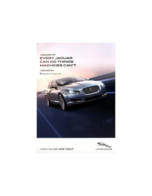 2014 JAGUAR XF SHEET ENGELS, Boeken, Auto's | Folders en Tijdschriften