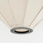 Mica Decorations Pego Hanglamp - H94 x Ø70 cm - Linnen - Off, Huis en Inrichting, Lampen | Hanglampen, Verzenden, Nieuw