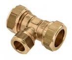 BONFIX Knel messing T-stuk 18 x 15 x 18 mm, Doe-het-zelf en Verbouw, Buizen en Afvoer, Ophalen of Verzenden, Nieuw