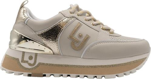 Liu Jo - Maat 35 - Maxi Wonder Dames Sneaker Beige/Goud, Kleding | Dames, Schoenen, Verzenden