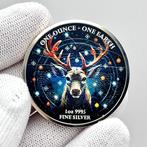 Fiji. 1 Dollar 2022 “Earth – Reindeer Christmas Edition” – 1