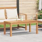 vidaXL Tafel Bruin 95 x 45 x 40 cm Massief Teakhout, Tuin en Terras, Verzenden, Nieuw