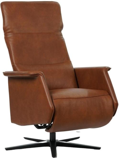 Leren relaxstoel - Elektrisch - Echt leer, Modern, Comfortab, Huis en Inrichting, Fauteuils, 75 tot 100 cm, Nieuw, 50 tot 75 cm