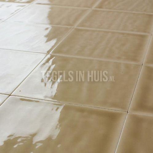 Wandtegel 15x15 cm artic beige vision handvorm look, Doe-het-zelf en Verbouw, Tegels, Wandtegels, Nieuw, 10 m² of meer, Ophalen of Verzenden
