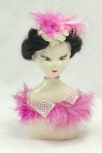 -  - Pop French Boudoir Doll Jewelry Box - Frankrijk, Antiek en Kunst, Curiosa en Brocante