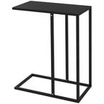 Bijzettafel - DesignMeubels - Stalen frame - Zwarte kleur, Huis en Inrichting, Tafels | Bijzettafels, Ophalen of Verzenden, Nieuw