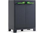 Keter Moby - Lage Kast - 2 planken - 80x44x100 cm -, Huis en Inrichting, Verzenden, Nieuw