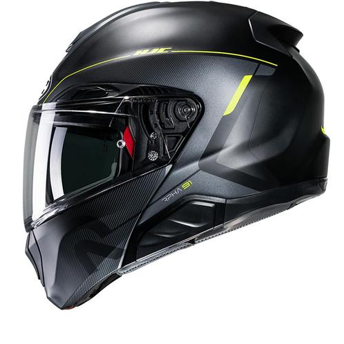 Hjc RPHA 91 Combust Zwart Geel MC3HSF Systeemhelm, Motoren, Kleding | Motorhelmen, Systeemhelm, Heren, XXL, Nieuw met kaartje