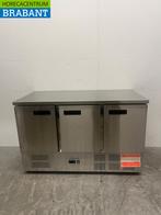 Polar G622 RVS Koelwerkbank 3 deuren 137 cm 230V Horeca, Ophalen of Verzenden, Nieuw zonder verpakking