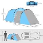 TRUUSK Kampeertent, Pop-up Tent Voor 2-3 Personen, Voorkamer, Verzenden, Nieuw