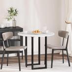vidaXL Tafelblad Wit 80 x 80 x 1,5 cm Bewerkt hout, Huis en Inrichting, Tafels | Eettafels, Verzenden, Nieuw
