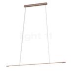 Helestra Leda Hanglamp LED, koffie - 133 cm (Hanglampen), Verzenden, Nieuw