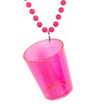 Neon Roze Ketting Shotglas, Verzenden, Nieuw