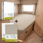 Textielpakket Frans bed - 1 molton met 2 hoeslakens - rechts, Eenpersoons, Verzenden, Nieuw, Wit