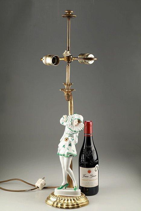 Constantin Holzer-Defanti - Lamp - Verguld messing - Grote, Antiek en Kunst, Antiek | Meubels | Stoelen en Banken