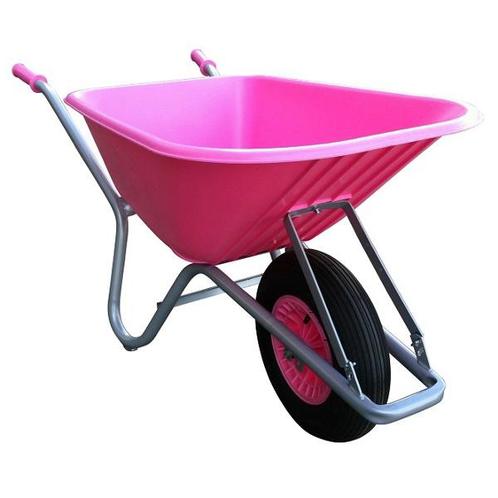 FORT bouw en tuin kruiwagen 100 liter, ROZE, Tuin en Terras, Hand-tuingereedschap, Nieuw, Ophalen of Verzenden