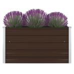 Gegalvaniseerde Plantenbak Verhoogd - Tweedekansje 100x10..., Vierkant, Nieuw, Ophalen of Verzenden, Metaal
