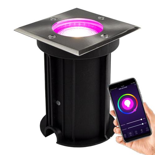 Smart Grond spot Athens IP67 Hue compatible Incl. Zigbee, Huis en Inrichting, Lampen | Losse lampen, Ophalen of Verzenden